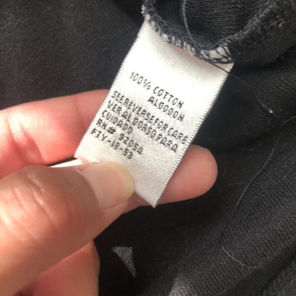 carolyn taylor long sleeve size 2X angle logo black - Picture 7 of 8